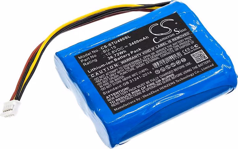TECHTEK Batteria compatibile con [Sumitomo] T-400S, T400S sostituisce BU-15