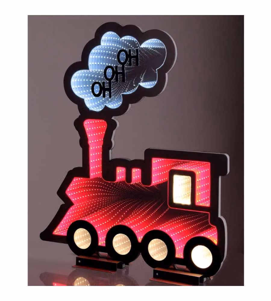 Trenino Luminoso Led Infinity - Figura Decorazione Natalizia 40 cm