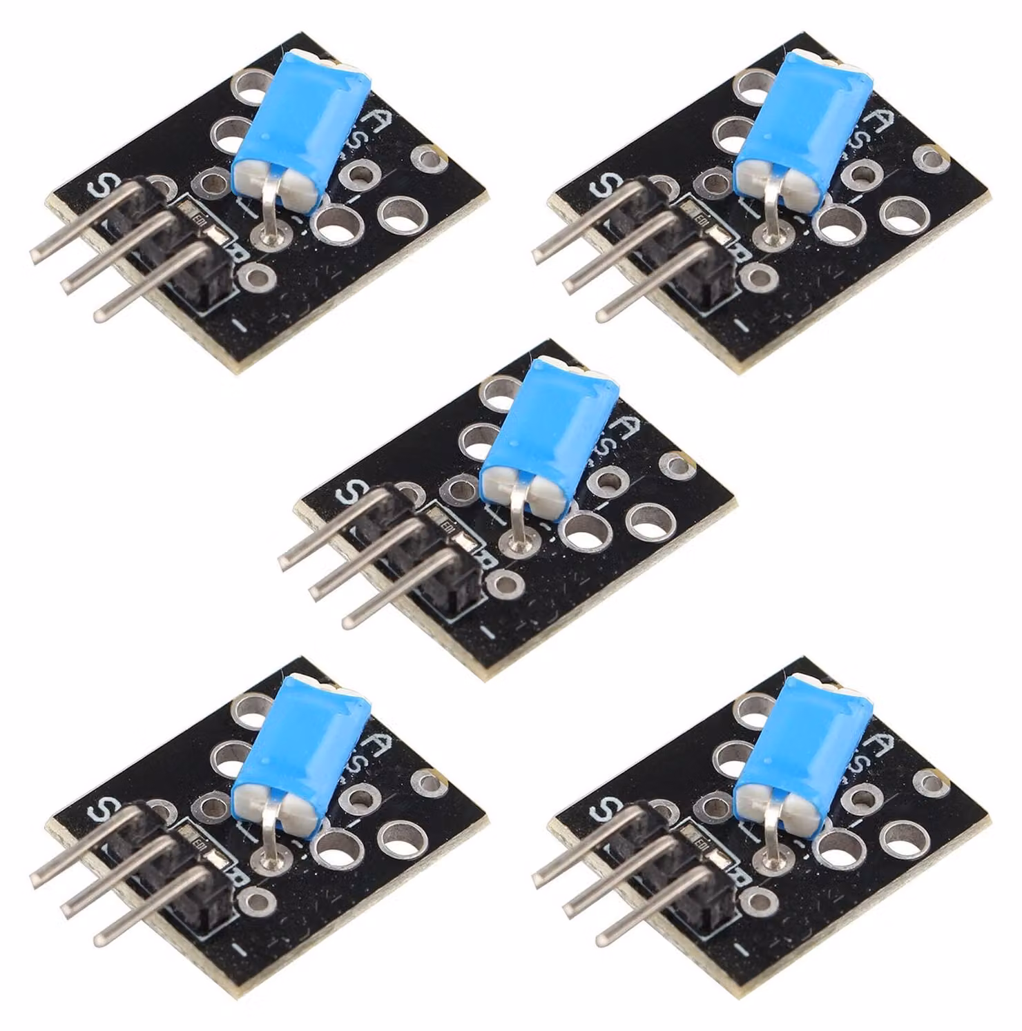 5 moduli sensore KY-020 per rilevamento dell'inclinazione, con 3 pin, compatibili con Arduino