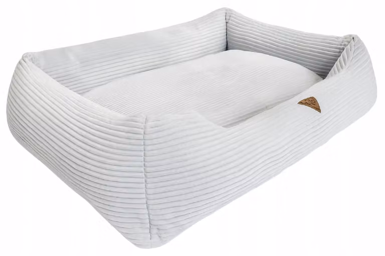 Cuccia per cani, modello Cord, 100x75 cm, con rivestimento removibile e cuscino antiscivolo