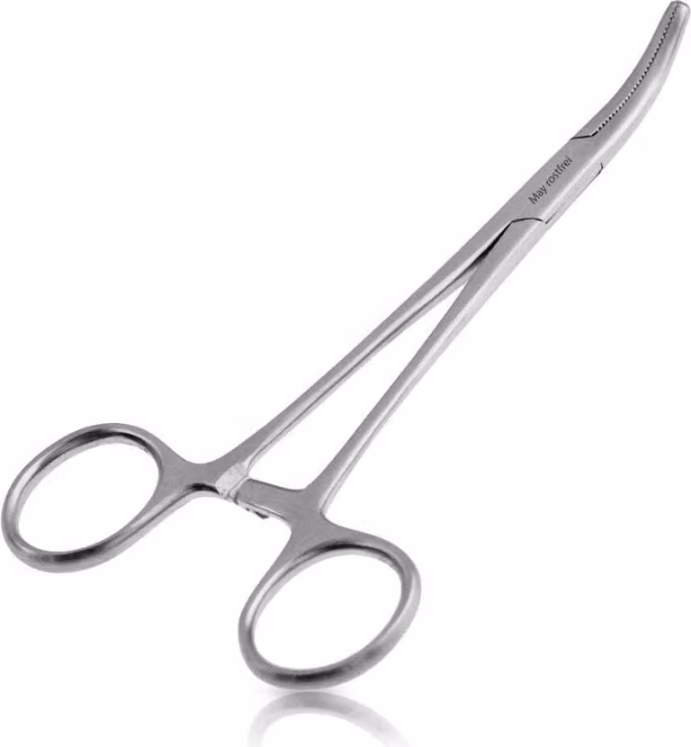 Pinza sgancia ami 13 cm - Pinza curva in acciaio inox per pescatori - Precisa