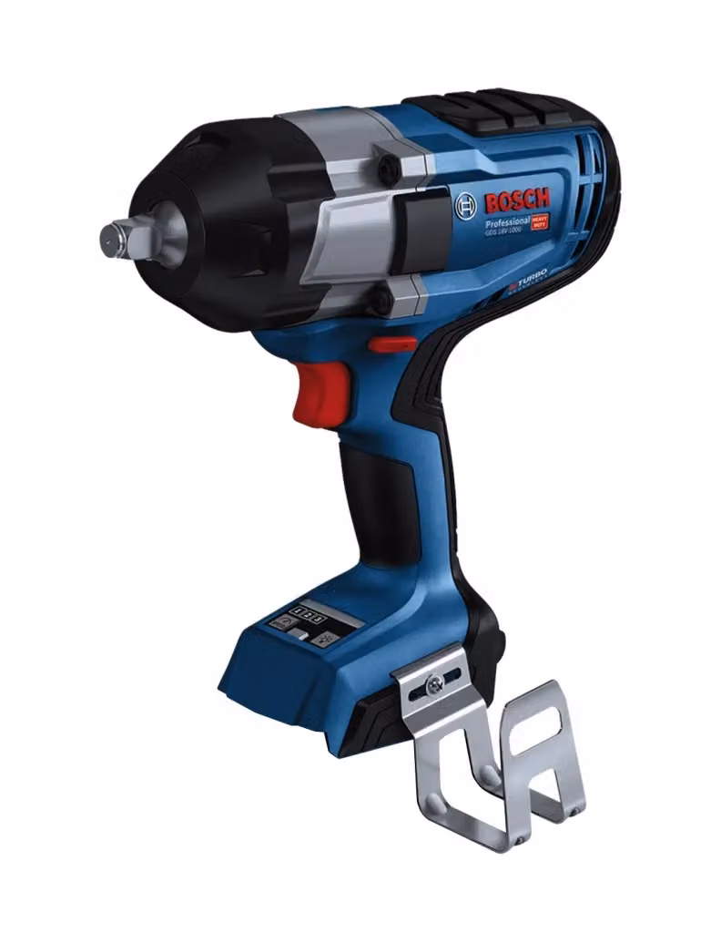 Avvitatore a massa battente Bosch GDS 18V-1000 con 2 batterie ProCORE da 5,5 Ah, caricabatterie GAL1880CV e L-Boxx 136, colore blu – 2
