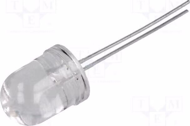 2 LED, 2900÷3800 mcd, angolo di emissione 30°, 10 mm, LL-1003UAC2AD, diodi LED a montaggio superficiale (THT), 10 mm, colore blu