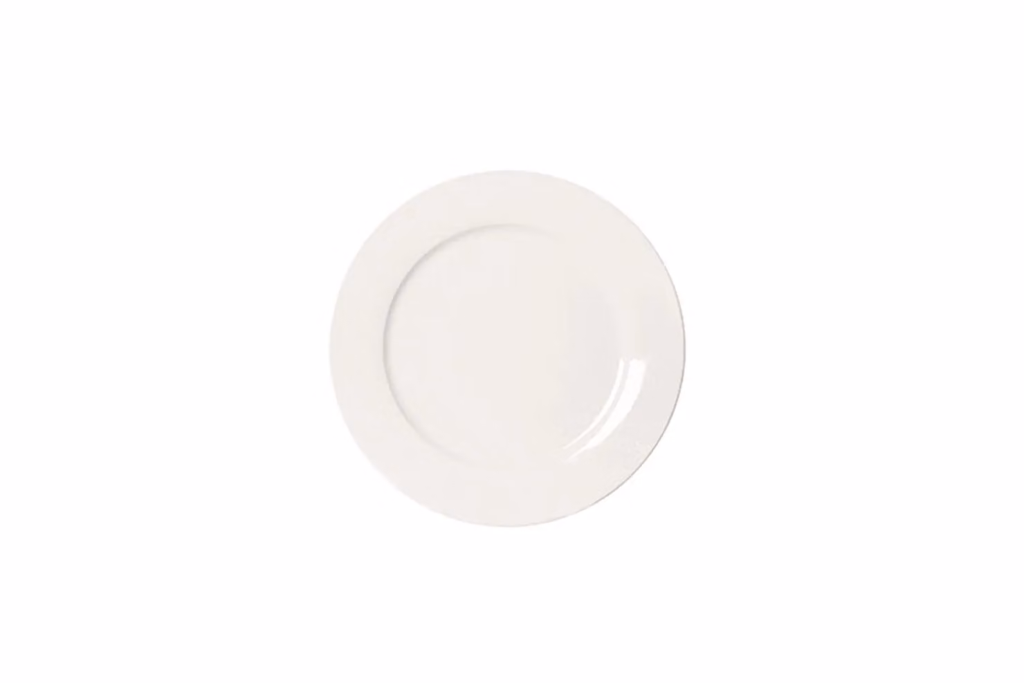 Piatto Pane in porcellana, diametro Cm 17 Moon Alumina, pezzi 6