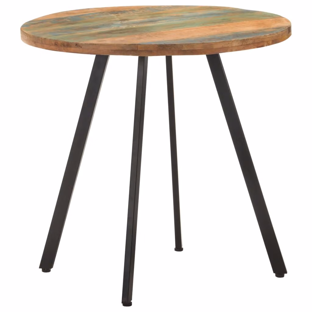 Maison Exclusive - Tavolo da pranzo 80 cm in legno massello di recupero