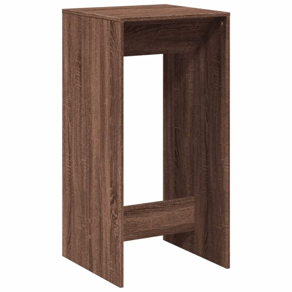 Tavolo da Bar Rovere Marrone 51x50x103,5 cm in Truciolato