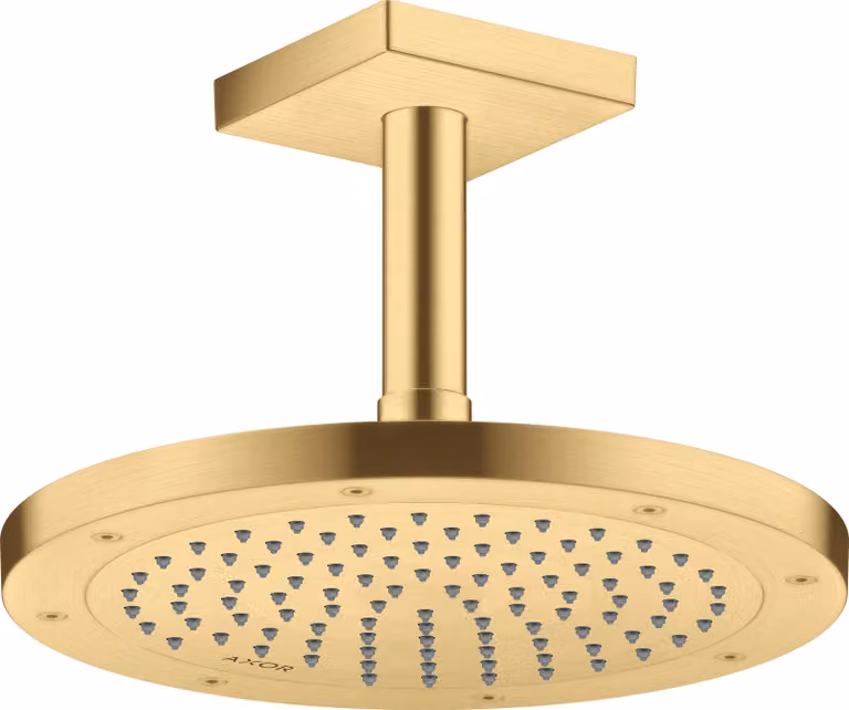 hansgrohe AXOR ShowerSolutions raccord de plafond, carré, 100mm, 26437250, 26437250