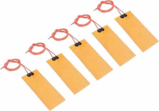 Pellicola riscaldante autoadesiva 24 V 30 W, elementi riscaldanti in PI, 100 mm x 45 mm - Temperatura costante