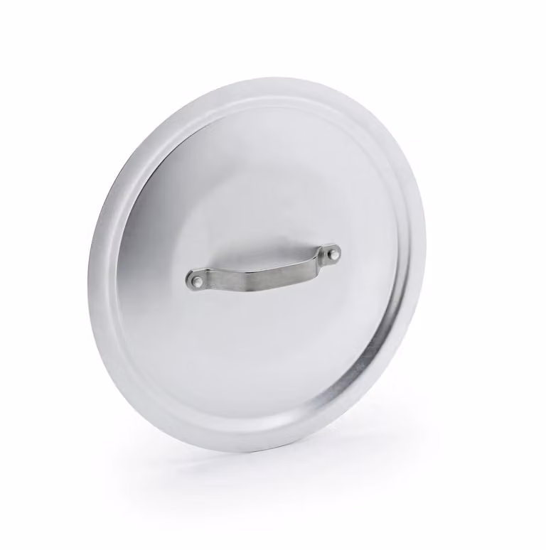 Coperchio tondo pesante in alluminio, diam.16cm