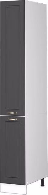 Mobile bagno alto Fame-Line Antracite-oro 30 x 206.8 cm Vicco