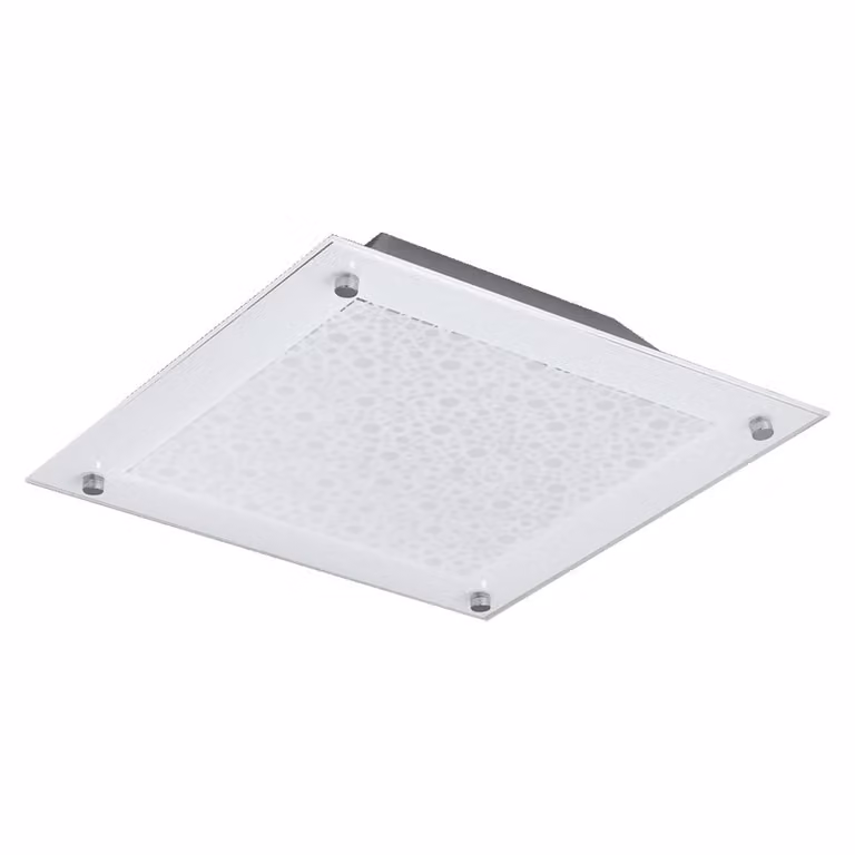 Plafoniera XEDO 3xE27/40W cromo/vetro bianco L:40cm L:7,5cm H:40cm dimmerabile