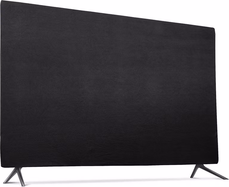 INF Copertura TV in tessuto elasticizzato, copertura antipolvere universale Nero 43