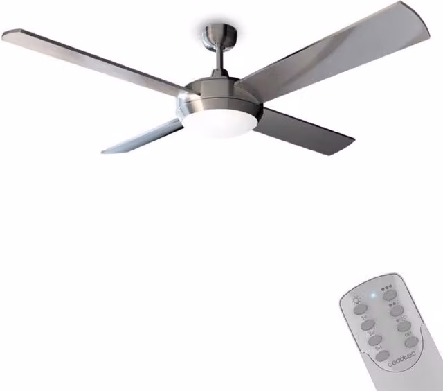 Ventilatore da soffitto Cecotec EnergySilence Aero 570 argento con telecomando e luce