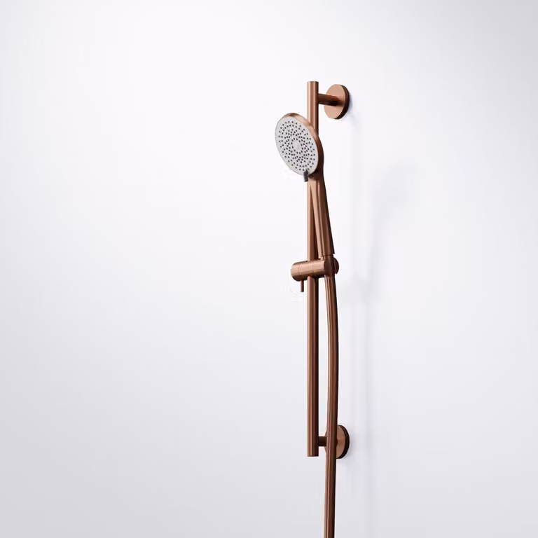 Steinberg Série 340 Garniture de douche, incl. douchette à main, réglable en 3 positions, flexible de douche, barre de douche 600mm, 3401601BC, 3401601BC