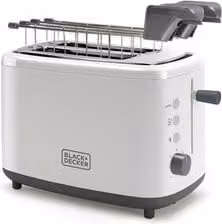 Tostapane Black+Decker 820W in bianco o nero