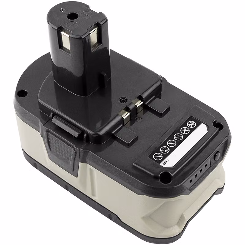 TECHTEK Batteria compatibile con [Ryobi] BID-1801M, BID-180L, BID1821, BIW180, CAD-180L, CAG-180M, CAP-1801M, CCC-1801M, CCC-180L, CCD-1801, CCG-1801