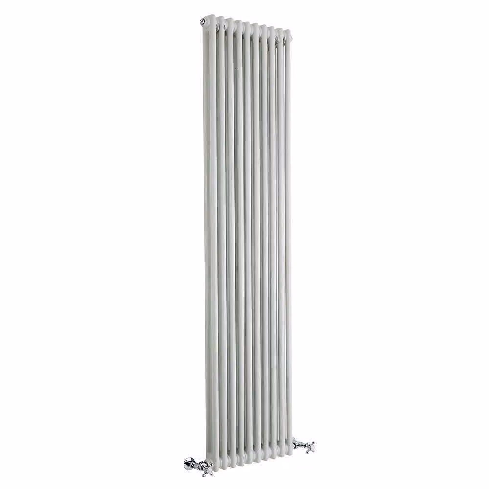 Radiatore Verticale Stile Ghisa Bianco - Alta Resa - Stile Classico - Regent
