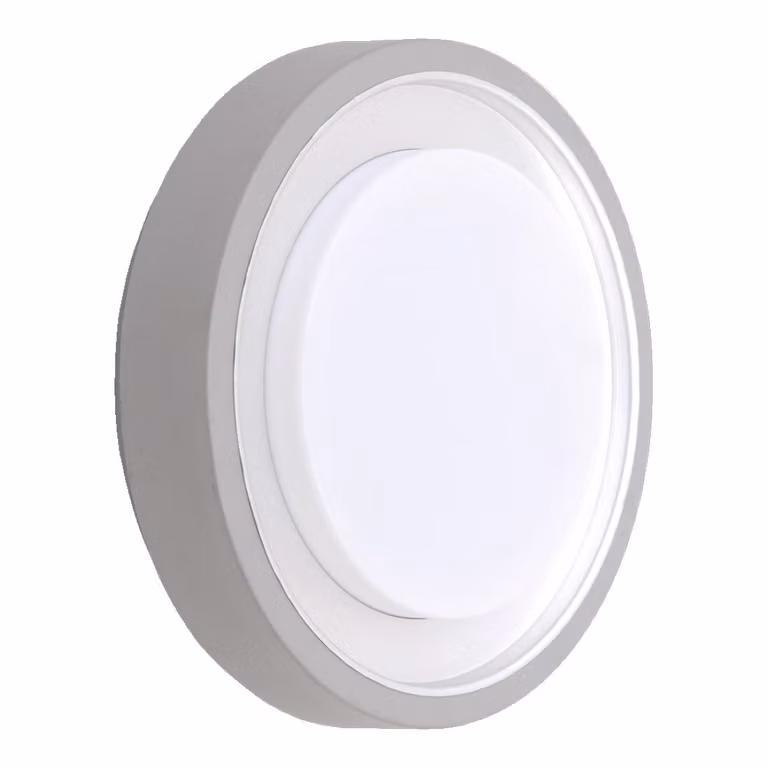 Lampada a parete ORIGO 1xE27/40W, IP54, argento/opal L: 306, H: 87, dimmerabile