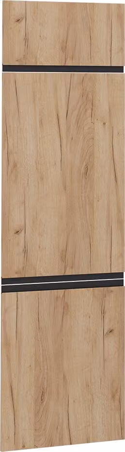 Frontale cucina Vicco R-Line Rovere dorato 59.6 x 196 cm frontale del mobile per mobile per frigorifero, Model 39531