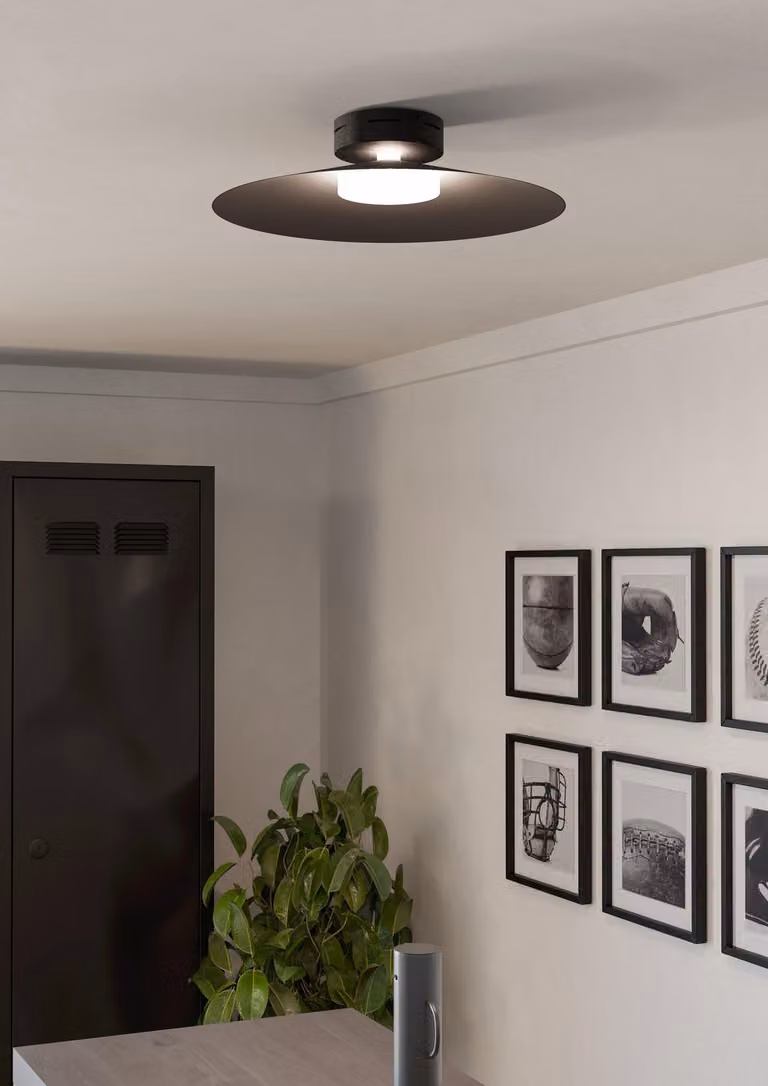 Eglo Plafoniera LED Conomavilla-Z nero Ø 43 x 11 cm RGB dimmerabile