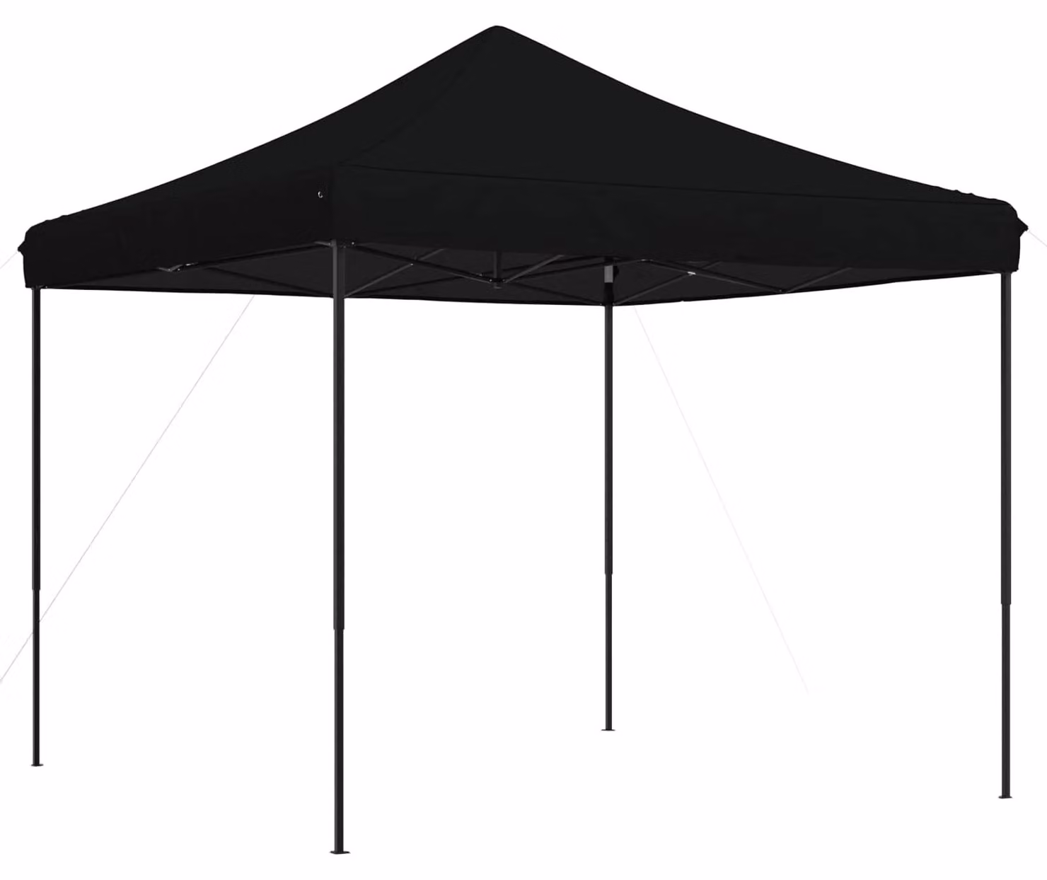 Tenda Party Nero 292 x 292 x 315 cm Tessuto Oxford