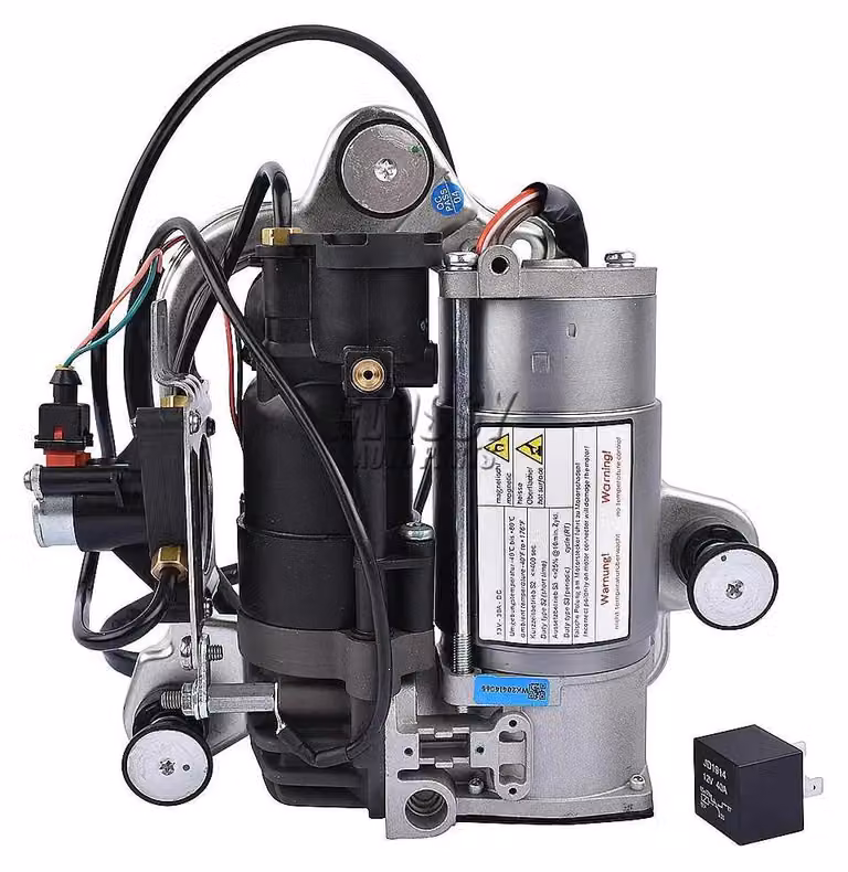 Compressore per sospensioni pneumatiche - Pompa con relè - Compatibile con modelli L322 MK3 3.0 4.4 dal 2002 al 2005 - Sostituisce i codici 37226753862, 37226779712 e LR006201
