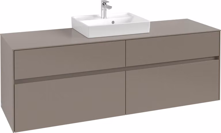 Mobiletto V&B Collaro 160x54,8x50cm, WT mi, LED 12W, Mar bl.