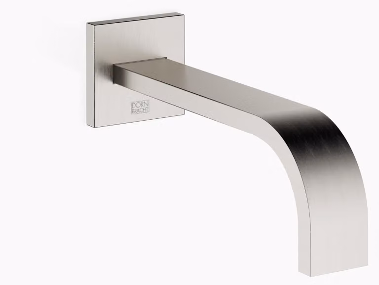 Dornbracht MEM Bec déverseur mural pour lavabos, sans garniture d'écoulement, saillie 200mm, 13800782-06, 13800782-06