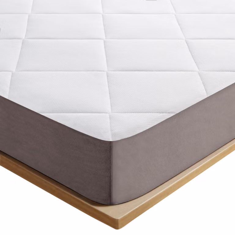Topper per materasso, dimensioni 140x200 cm, altezza 12 cm, rigidità H4/H5, realizzato in schiuma fredda con gel memory foam, utilizzabile su entrambi i lati, con rivestimento removibile