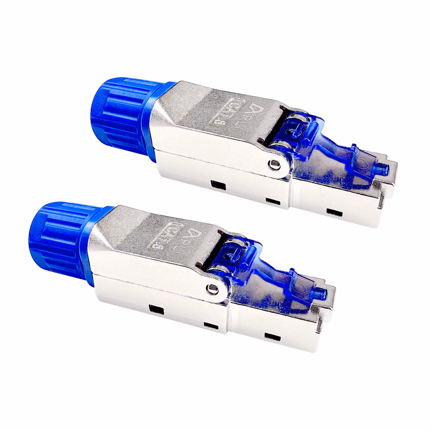 ARLI 2x connettore di rete RJ45 spina CAT8.1 schermato assemblaggio senza attrezzi - senza attrezzi