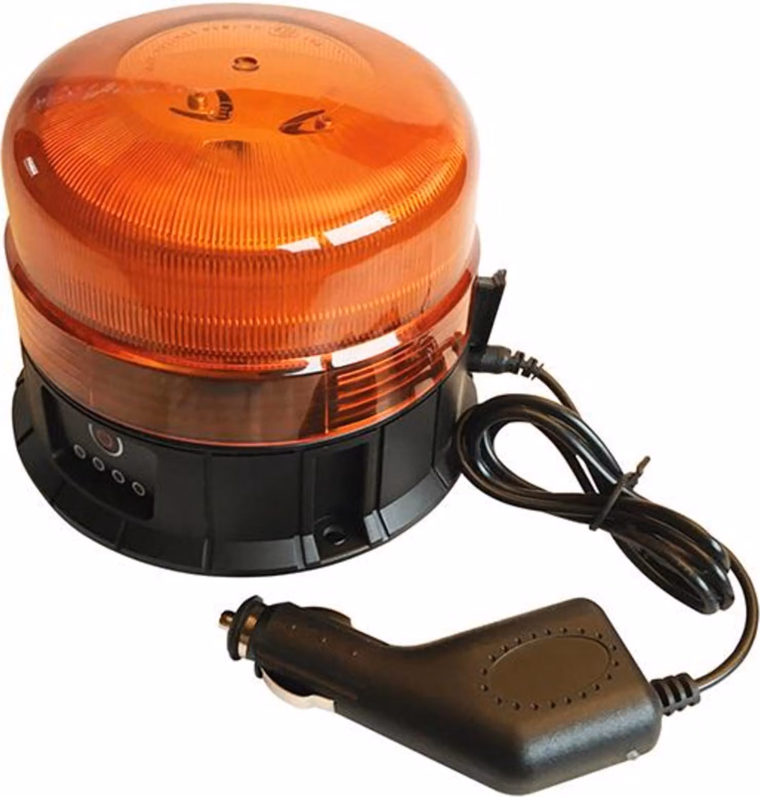 Faro rotante LED batteria ricaricabile, base magnetica e aspirante