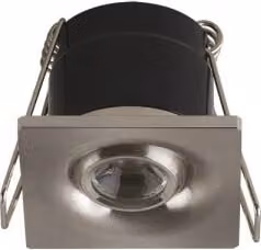 Plafoniera quadrata orientabile GOL LED C 1,6W MATCHR 4000K metallo cromato 8892