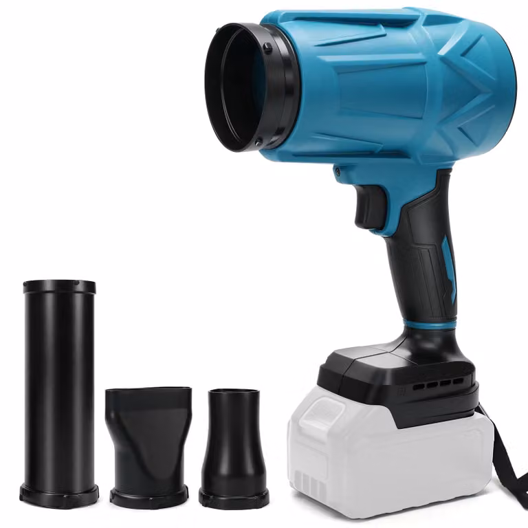 Soffiatore a batteria, 30.000 giri al minuto, motore brushless, dotato di 3 ugelli, peso: 700 grammi