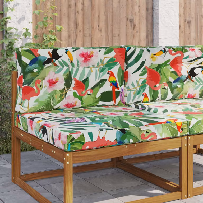 Cuscino quadrato per divano da esterno vidaXL in poliestere multicolore L 80 x P 80 cm