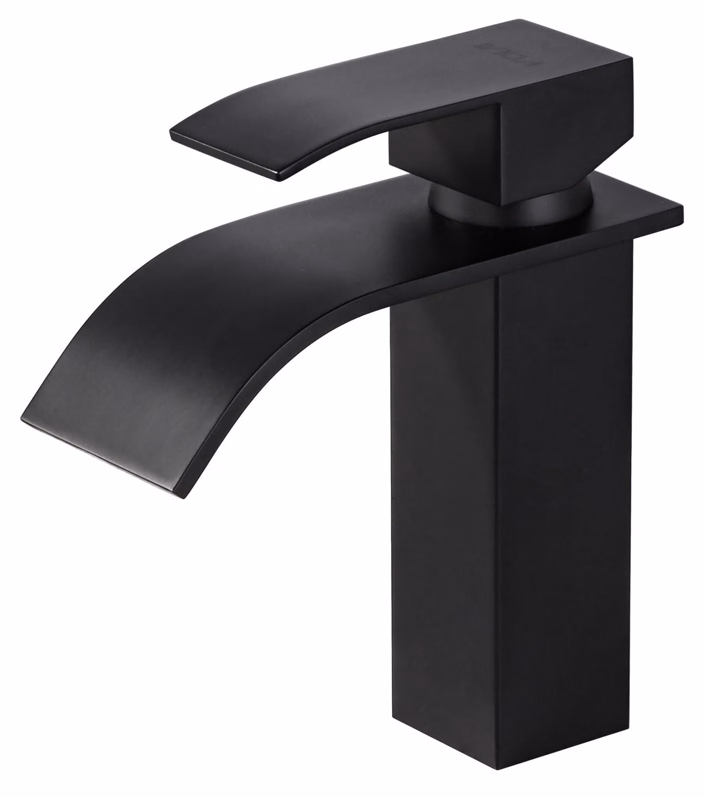 Rubinetto per bagno, 175 mm, a basso rumore, miscelatore monocomando, modello a cascata, miscelatore per lavabo in acciaio inossidabile con tubi per acqua fredda e calda