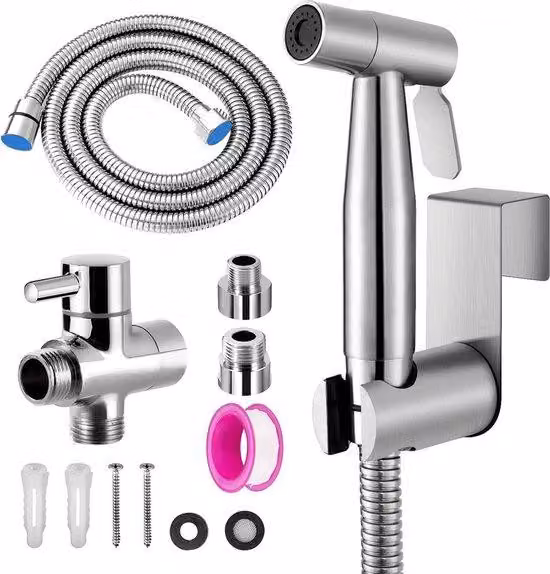 Set bidet portatile con doccetta e supporto per l'igiene personale e la pulizia dei pannolini dei bambini