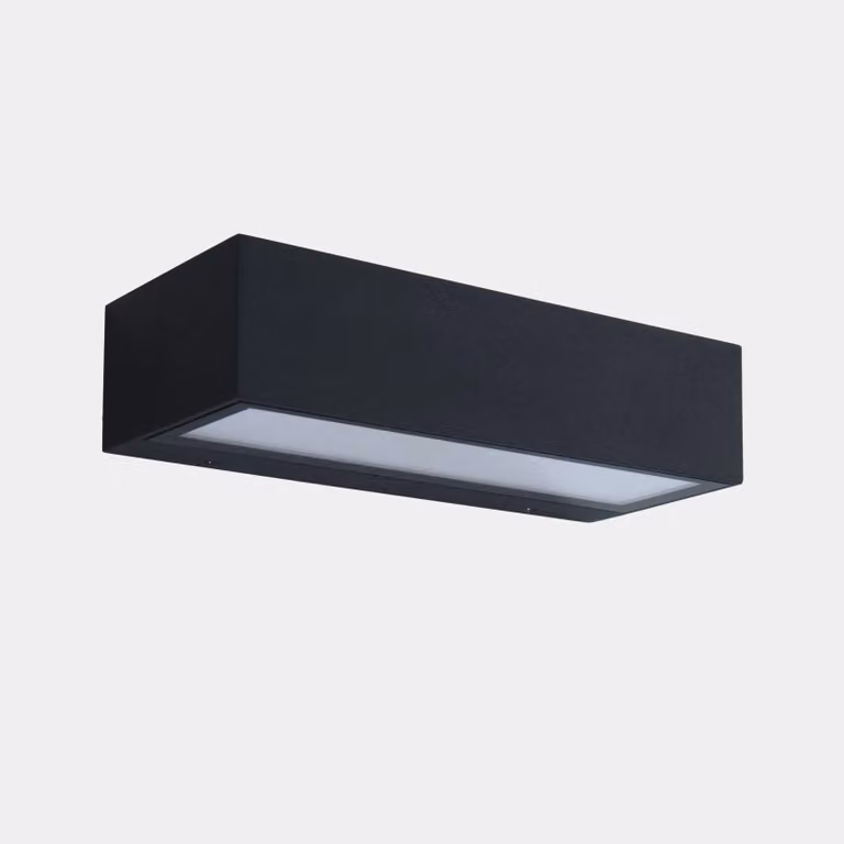 LEDS-C4 Applique da esterni a LED Nemesis, Nero, Alluminio, Moderno, Applique LED da esterni
