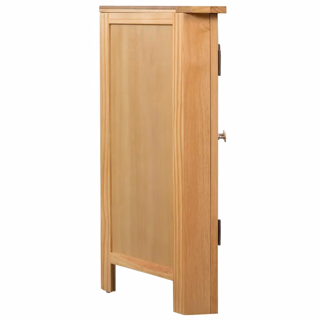 Armadietto ad Angolo da Parete vidaXL in Rovere Marrone con Ante a Battente L: 80 cm, P: 33,5 cm, H: 78 cm – 2