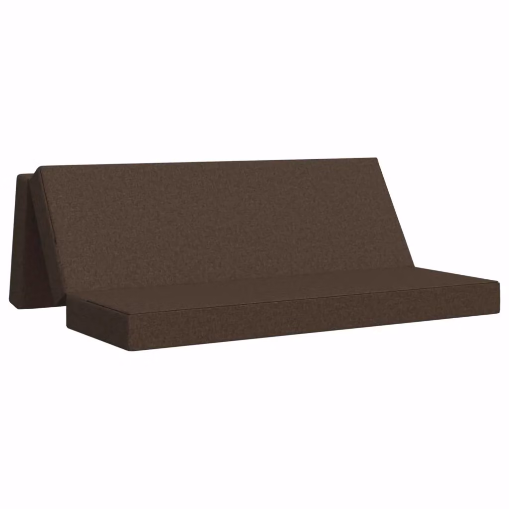 Divano Letto Pieghevole Moderno vidaXL Colore Tortora L: 180 cm, P: 67 cm, H: 45 cm – 2