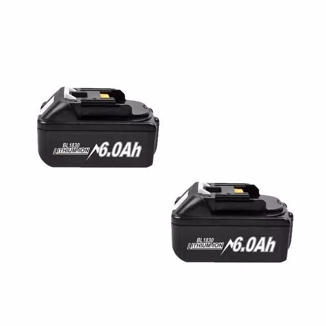 Batteria, 18 V, alta capacità, ricambio per Makita, 2 pezzi BL1830 6,0 Ah