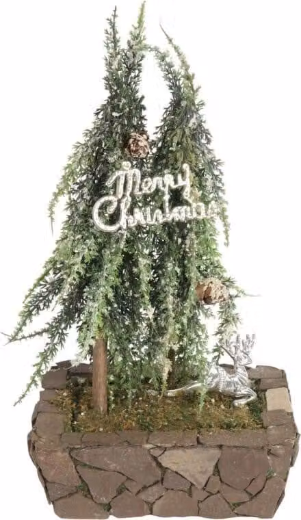 Albero artificiale di Natale in ginepro 28 CM Decorazione di Natale