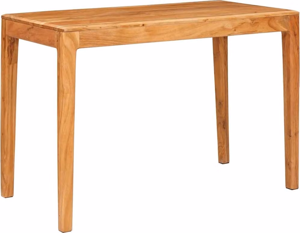 Maison Exclusive - Tavolo da pranzo, 110 x 55 x 76 cm, legno massello di acacia, colore marrone, forma rettangolare