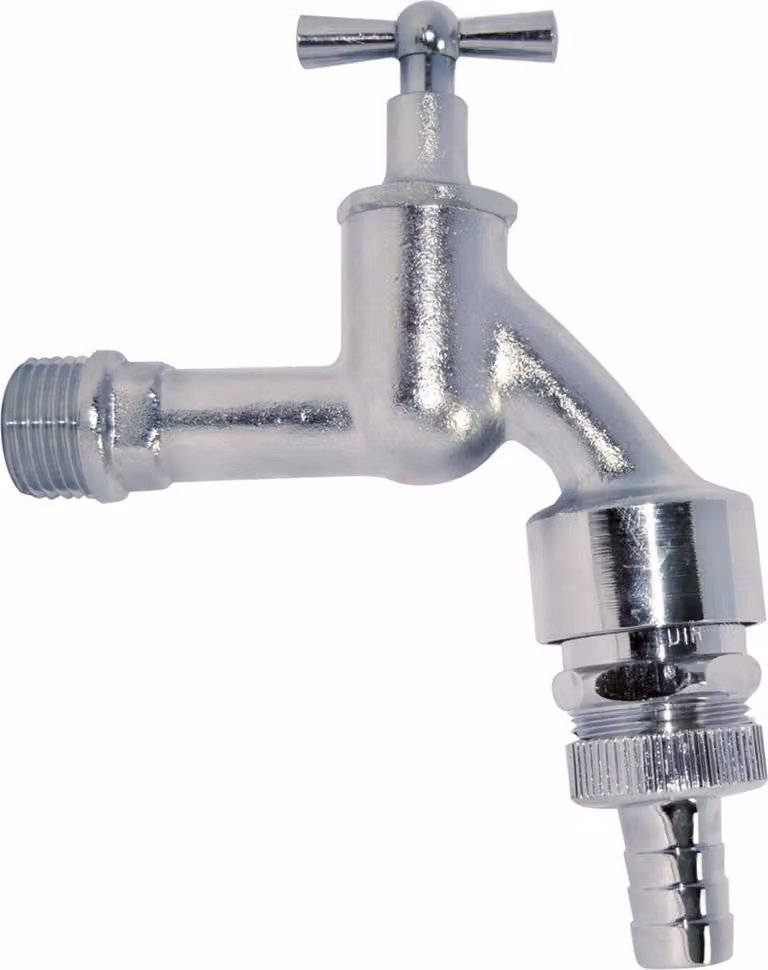 Maniglia a ginocchiera per valvola di scarico KIRCHHOFF MS, cromo opaco, 1/2 "OD x 3/4 "OD x 1/2 "T, tubo aer.
