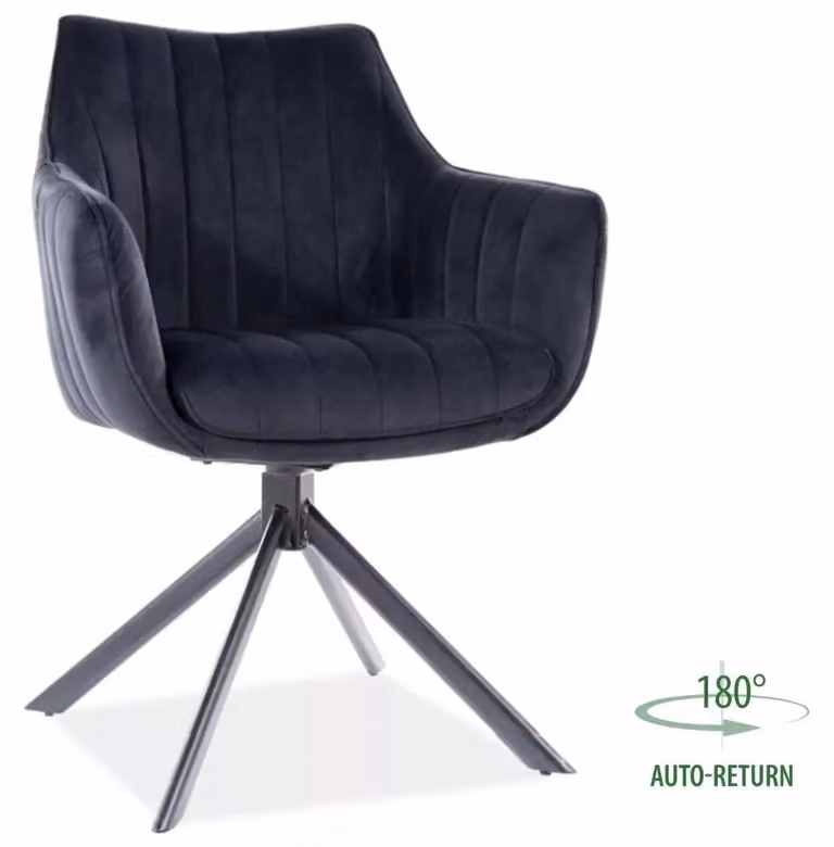 Sedia girevole OTO 1 - nero