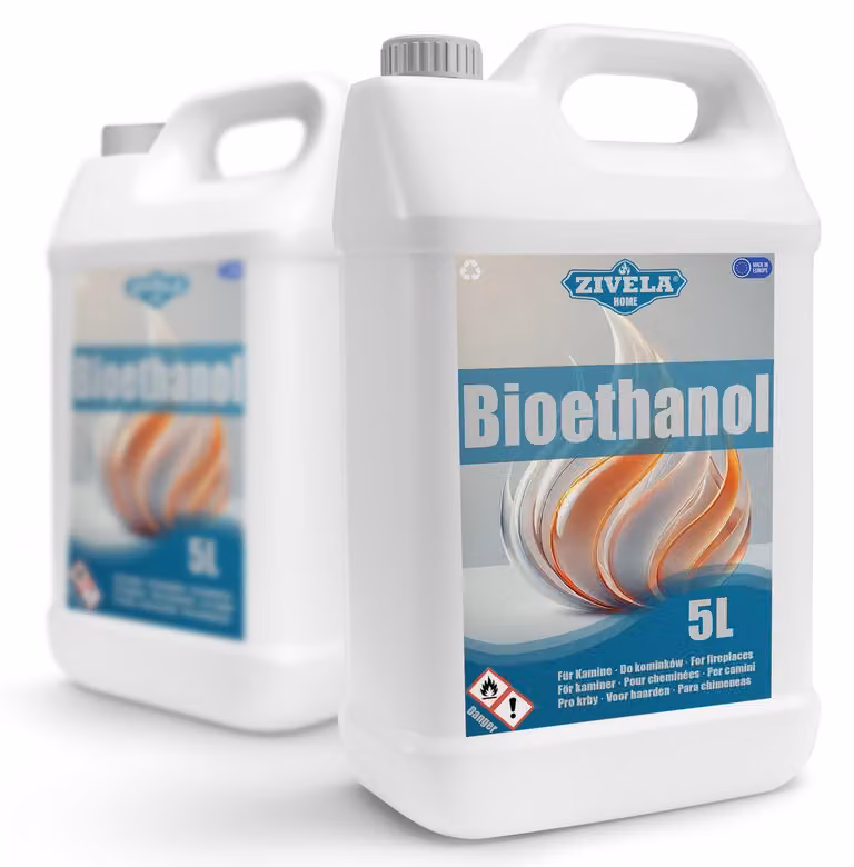 Bioetanolo al 96,6% per camini, inodore e con combustione pulita