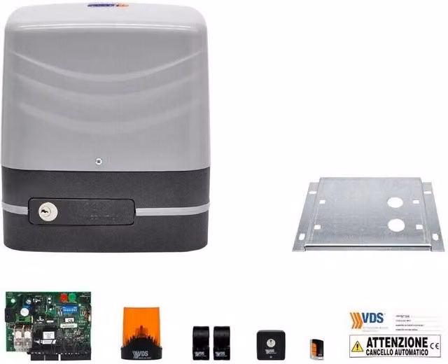 KIT PER CANCELLI SCORREVOLI FINO A 800 KG VDS KIT CARRERA 800 24V 100606/24