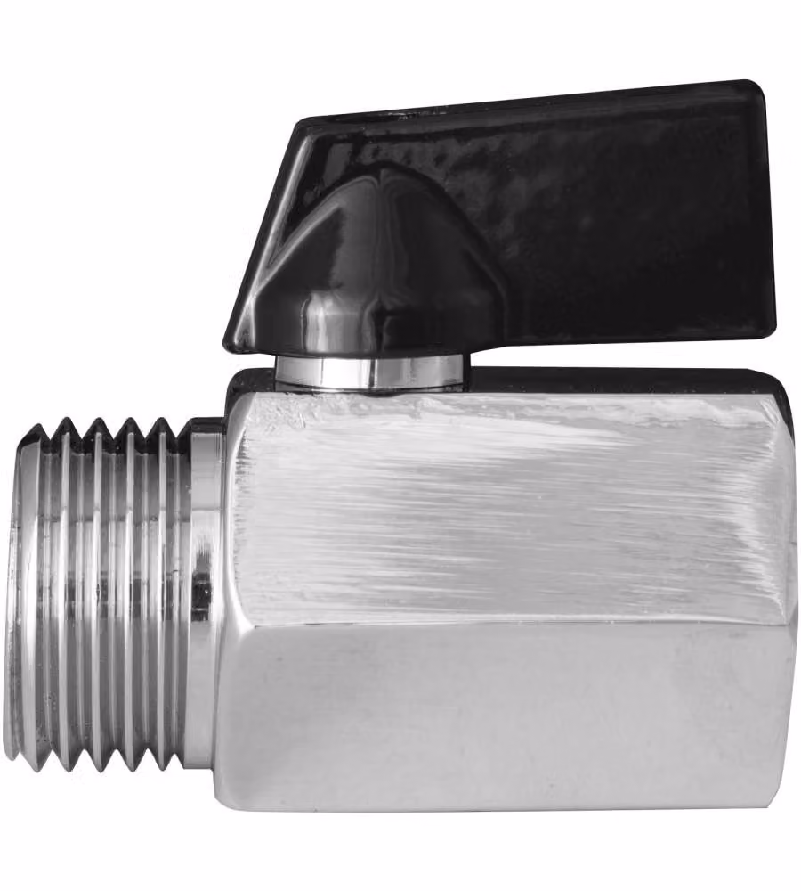 IDRO BRIC Valvola a sfera mini 1/2" MF metallo compatta per impianti
