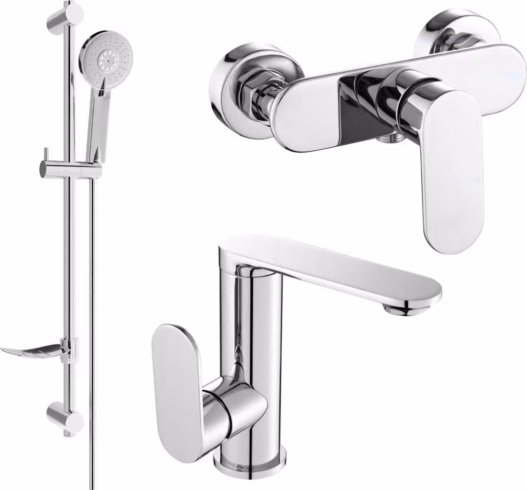 Mexen Milo DF40 set doccia, cromo - 713054DF40-00