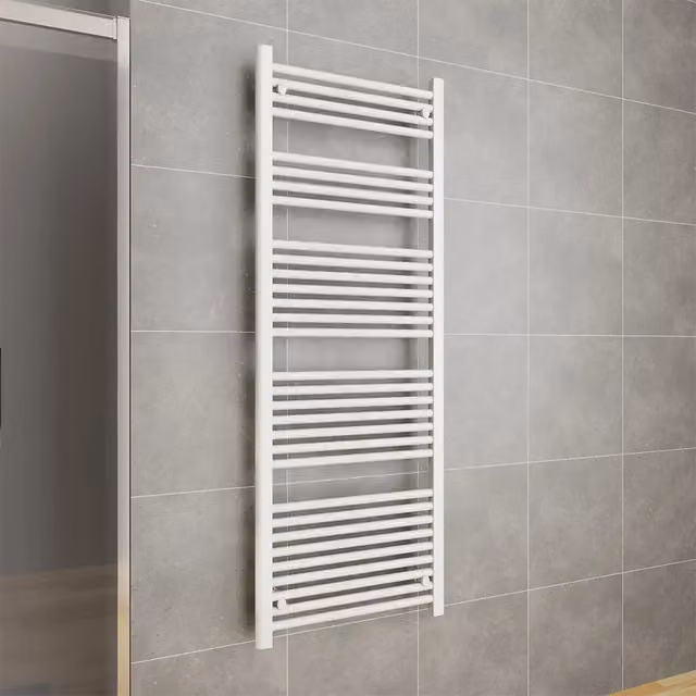 Termoarredo scaldasalviette Parama Antares in metallo bianco H: 180 cm, L: 50 cm, interasse 45 cm