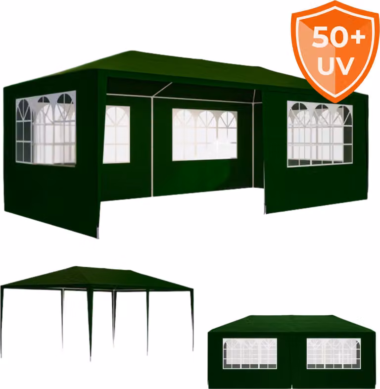 Tenda per feste NEAPOL, 3x6m, verde